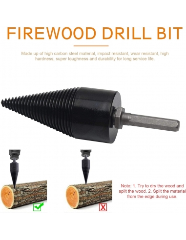 Spaccalegna ad alta velocità Punta...