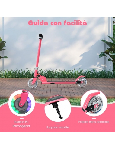 Honkid Monopattino Bambini Spinta...