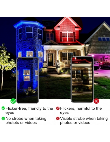 Faretto LED da Esterno RGB 30W...