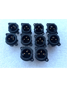 10pcs CONNETTORE XLR...