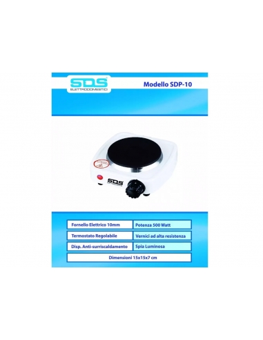 Mini Fornello Elettrico Piastra...