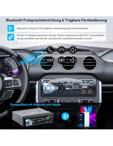 Autoradio D-1901 Stereo FM RDS...