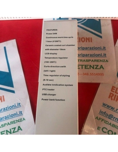 Arricciacapelli Automatico Cordless...