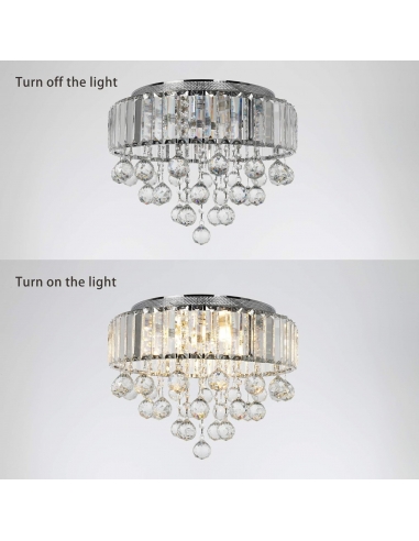 Lampadario di cristallo 6 luci G9... Lampadario di cristallo 6 luci G9...