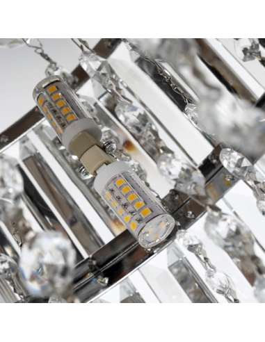 Lampadario di cristallo 6 luci G9... Lampadario di cristallo 6 luci G9...