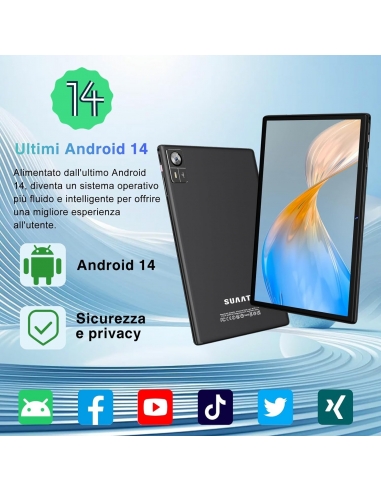 SUAAT  S10 Tablet Android 14 10... SUAAT  S10 Tablet Android 14 10...