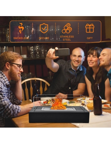 BIAOQINBO Camino portatile da Tavolo...