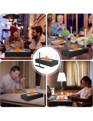 BIAOQINBO Camino portatile da Tavolo...