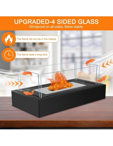 BIAOQINBO Camino portatile da Tavolo...