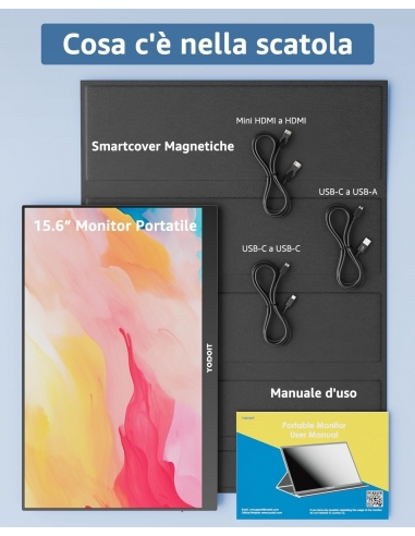 Yodoit PTM15 Monitor portatile 14",... Yodoit PTM15 Monitor portatile 14",...