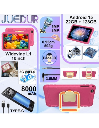 JUEDUR R500 Android 15 Tablet, 10... JUEDUR R500 Android 15 Tablet, 10...