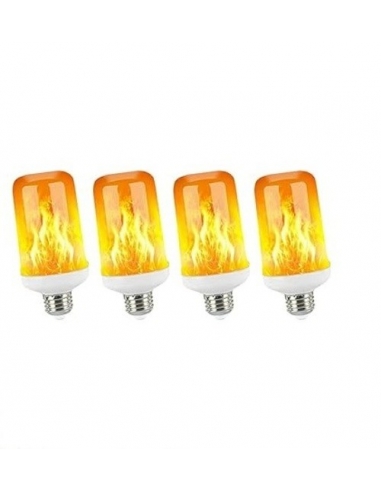 Sayapeiy E27 4 Lampade a Fiamma 15W...