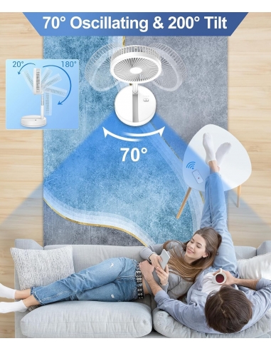 LBSTP F9 Ventilatore portatile, a...