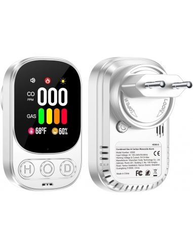 Gedsffati HD05-B Rilevatore di Gas e...