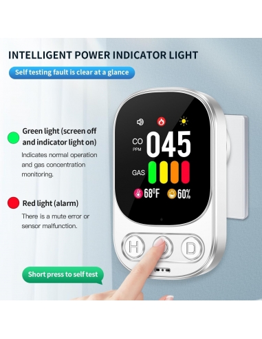Gedsffati HD05-B Rilevatore di Gas e...