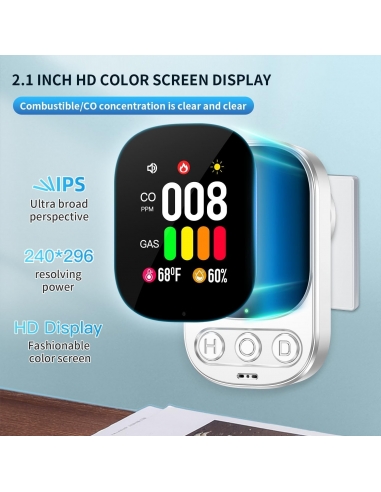 Gedsffati HD05-B Rilevatore di Gas e...