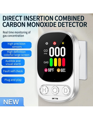 Gedsffati HD05-B Rilevatore di Gas e...