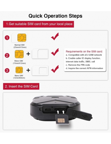 Winnes TK905B GPS Tracker per Auto...