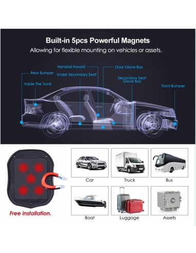 Winnes TK905B GPS Tracker per Auto...