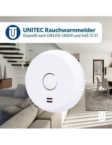 5 x UNITEC 1W90M Sensore Allarme...
