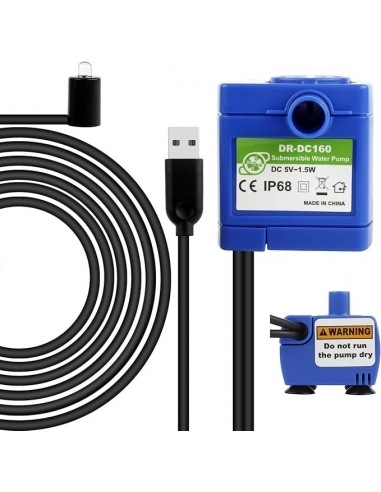 Wilktop - DR-DC160 Pompa per animali...