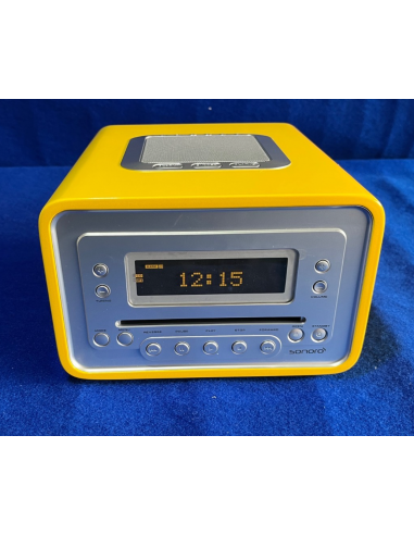 SONORO CUBO RADIO FINTA IN LEGNO...