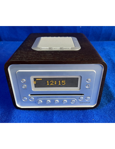 SONORO CUBO RADIO FINTA IN LEGNO...