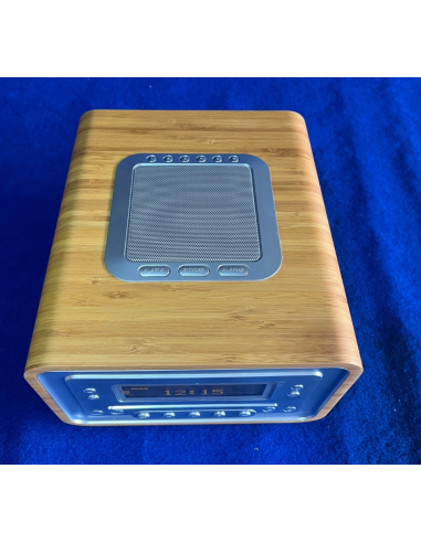 SONORO CUBO RADIO FINTA IN LEGNO...