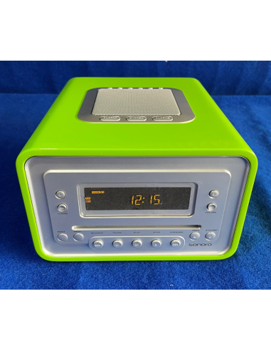 SONORO CUBO RADIO FINTA IN LEGNO...