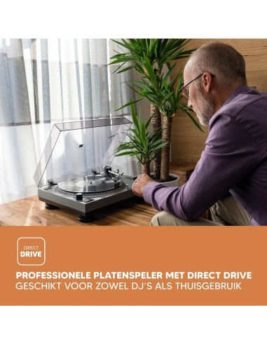 Lenco L-3808 MATT GREY Giradischi con...