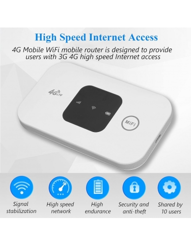 Zunate Router WiFi 4G Wireless...