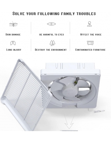 Suerty LFW-20DK Ventilatore a parete,...