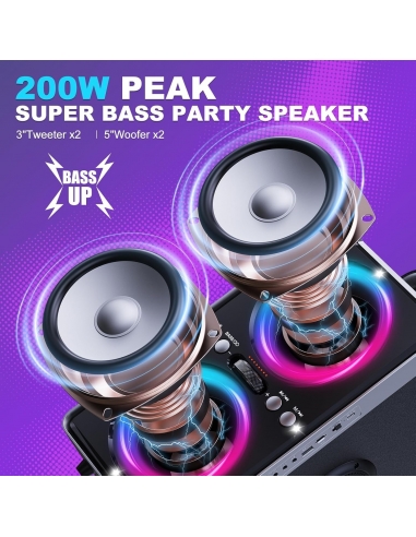 ODIOMX DF01 Cassa Bluetooth Portatile...