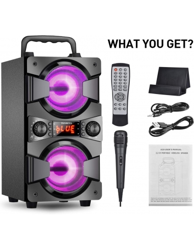 TENMIYA, A20 Altoparlante Bluetooth...