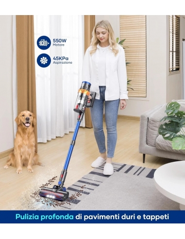 MIBODE V28 Aspirapolvere Senza Fili,...