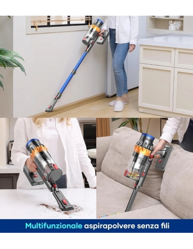 MIBODE V28 Aspirapolvere Senza Fili,...