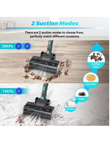 YISORA N300 Aspirapolvere Senza Fili...