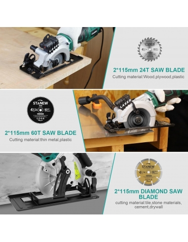 STANEW ST-T301 Mini seghe circolari,...