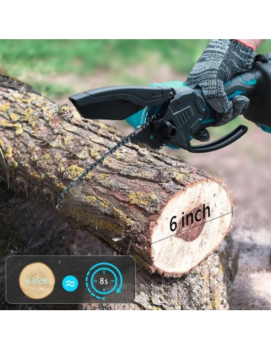 Embedo Mini motosega elettrica da 6...