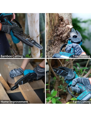 Embedo Mini motosega elettrica da 6...