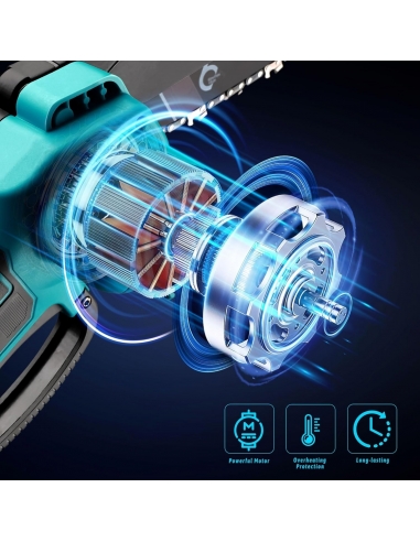 Embedo Mini motosega elettrica da 6...