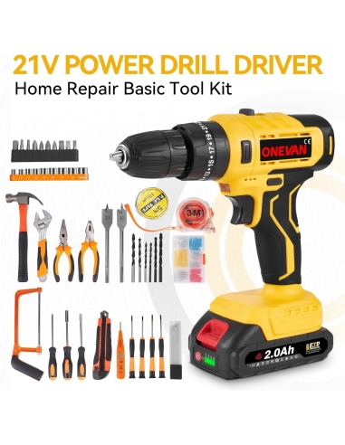 ONEVAN Set di cacciaviti da 21 V con...