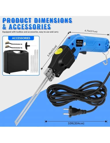 Velpax 200W Coltello elettrico a...