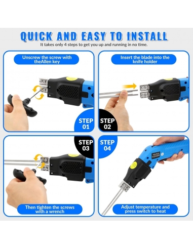 Velpax 200W Coltello elettrico a...