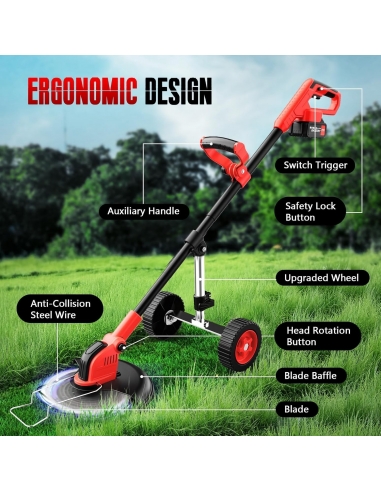 Fovendi Tagliaerba a Batteria da 21...