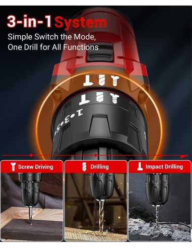 KUZUPRO MR5805T Trapano Avvitatore...