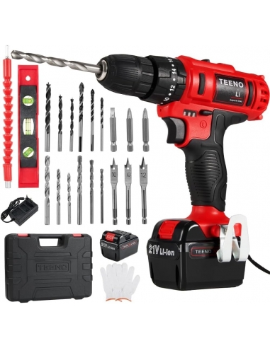 TEENO Trapano a percussione 21V,...