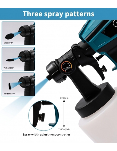 Leazzle Pistola per Verniciare 800W...