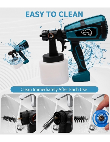 Leazzle Pistola per Verniciare 800W...