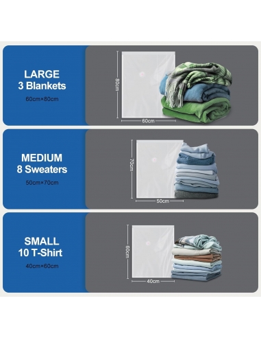 Vacbird Sacchetti Sottovuoto Vestiti...